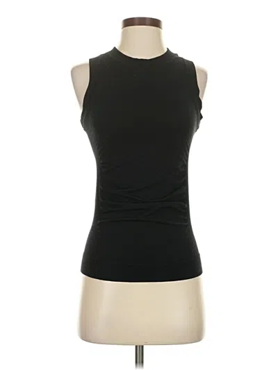Pre-owned Athleta Sleeveless T-shirt In Black