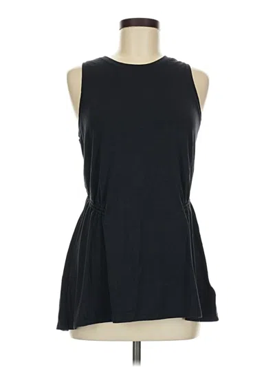 Pre-owned Athleta Sleeveless T-shirt In Black
