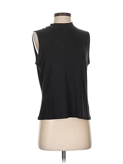 Pre-owned Athleta Sleeveless T-shirt In Black