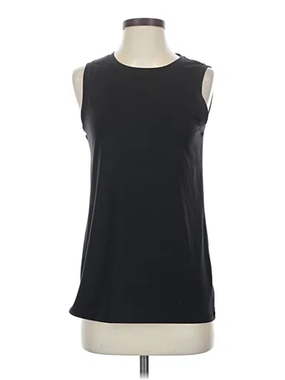Pre-owned Athleta Sleeveless T-shirt In Black