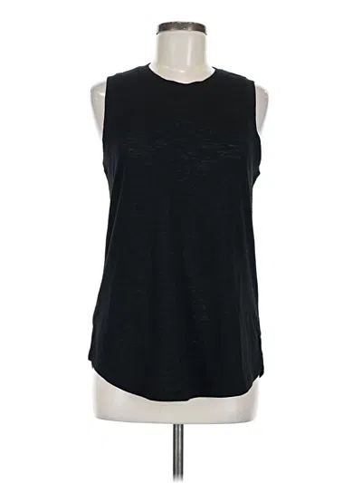 Pre-owned Athleta Sleeveless T-shirt In Black