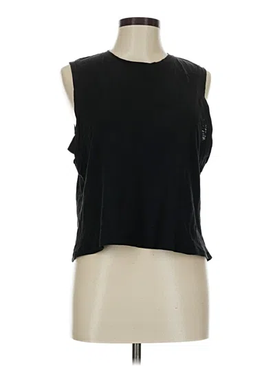 Pre-owned Athleta Sleeveless T-shirt In Black