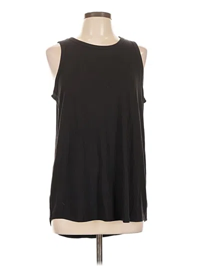Pre-owned Athleta Sleeveless T-shirt In Black