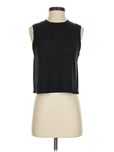 Pre-owned Athleta Sleeveless T-shirt In Black