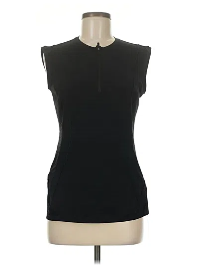 Pre-owned Athleta Sleeveless T-shirt In Black