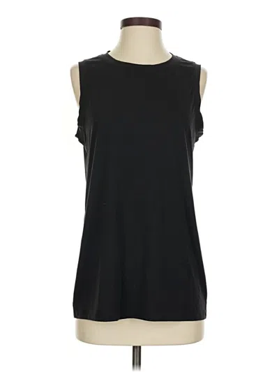 Pre-owned Athleta Sleeveless T-shirt In Black