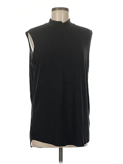 Pre-owned Athleta Sleeveless T-shirt In Black