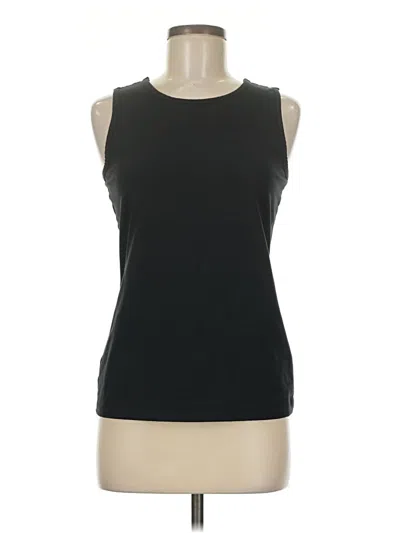 Pre-owned Athleta Sleeveless T-shirt In Black