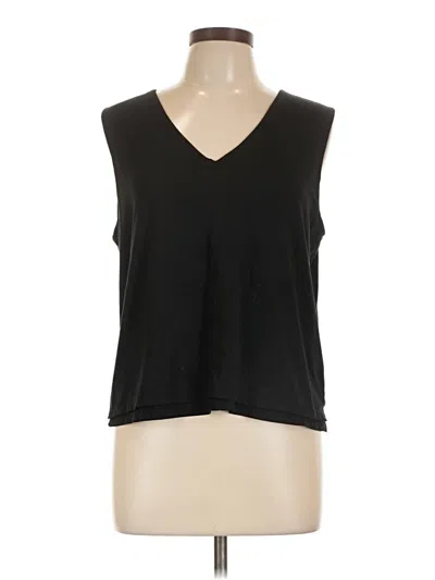 Pre-owned Athleta Sleeveless T-shirt In Black
