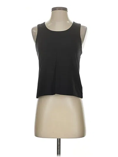 Pre-owned Athleta Sleeveless T-shirt In Black