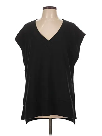 Pre-owned Athleta Sleeveless T-shirt In Black