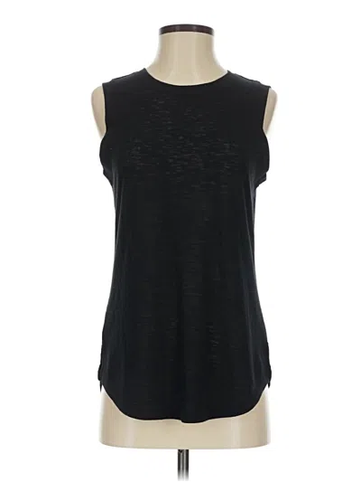 Pre-owned Athleta Sleeveless T-shirt In Black