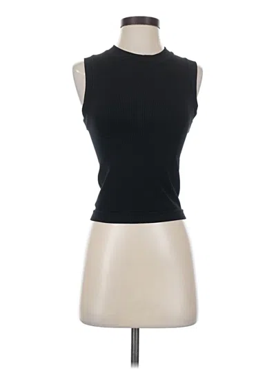 Pre-owned Athleta Sleeveless T-shirt In Black