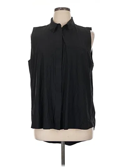 Pre-owned Athleta Sleeveless T-shirt In Black