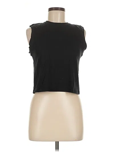 Pre-owned Athleta Sleeveless T-shirt In Black