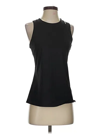 Pre-owned Athleta Sleeveless T-shirt In Black