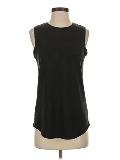 Pre-owned Athleta Sleeveless T-shirt In Black