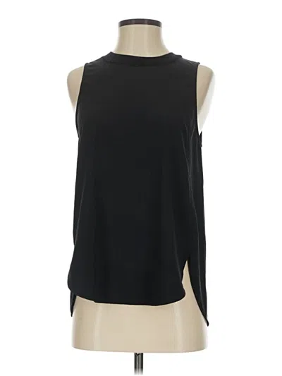 Pre-owned Athleta Sleeveless T-shirt In Black