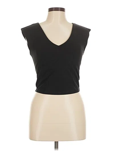 Pre-owned Athleta Sleeveless T-shirt In Black