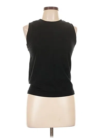 Pre-owned Athleta Sleeveless T-shirt In Black