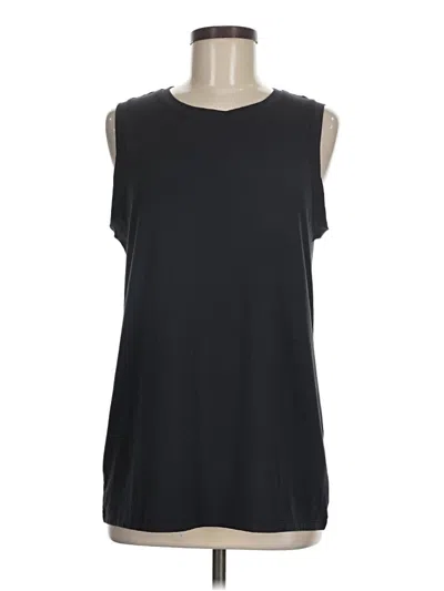 Pre-owned Athleta Sleeveless T-shirt In Black