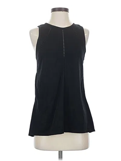 Pre-owned Athleta Sleeveless T-shirt In Black