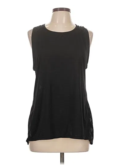 Pre-owned Athleta Sleeveless T-shirt In Black