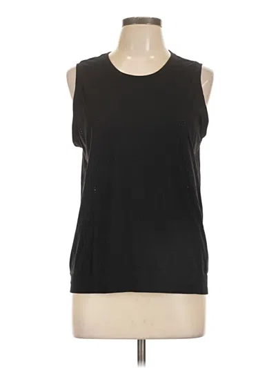Pre-owned Athleta Sleeveless T-shirt In Black