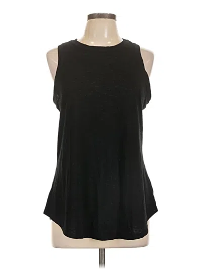 Pre-owned Athleta Sleeveless T-shirt In Black