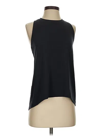 Pre-owned Athleta Sleeveless T-shirt In Black