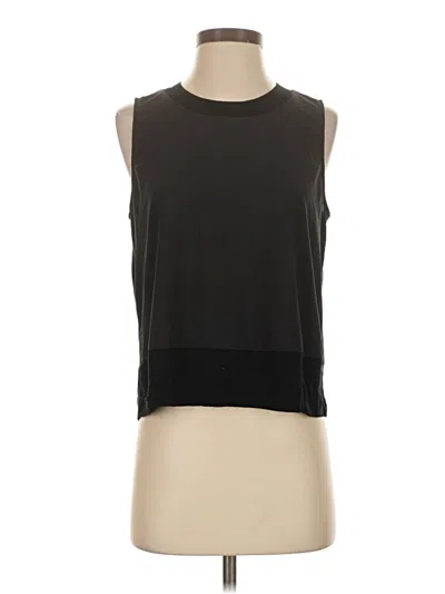 Pre-owned Athleta Sleeveless T-shirt In Black