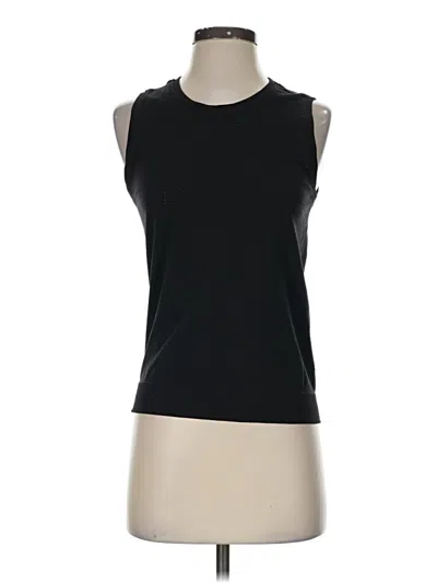 Pre-owned Athleta Sleeveless T-shirt In Black
