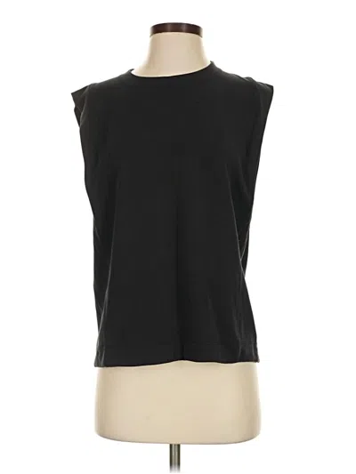 Pre-owned Athleta Sleeveless T-shirt In Black