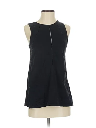 Pre-owned Athleta Sleeveless T-shirt In Black