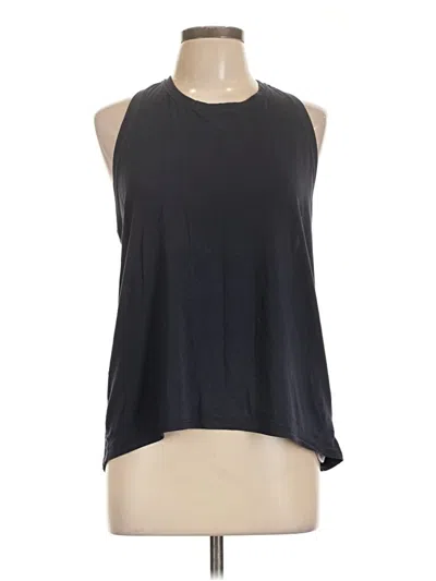 Pre-owned Athleta Sleeveless T-shirt In Black