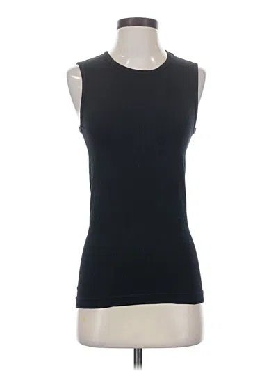 Pre-owned Athleta Sleeveless T-shirt In Black