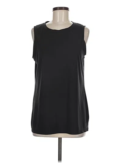 Pre-owned Athleta Sleeveless T-shirt In Black