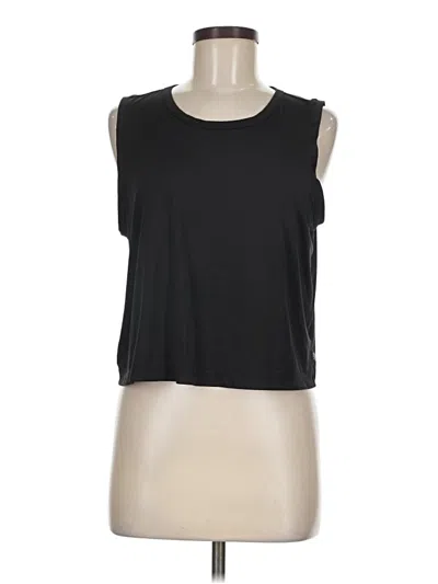 Pre-owned Athleta Sleeveless T-shirt In Black