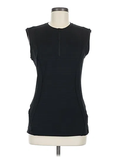 Pre-owned Athleta Sleeveless T-shirt In Black