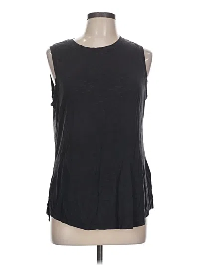 Pre-owned Athleta Sleeveless T-shirt In Black