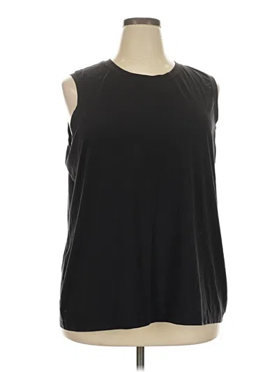 Pre-owned Athleta Sleeveless T-shirt In Black