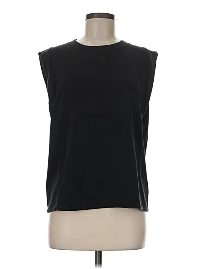 Pre-owned Athleta Sleeveless T-shirt In Black