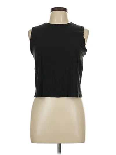 Pre-owned Athleta Sleeveless T-shirt In Black