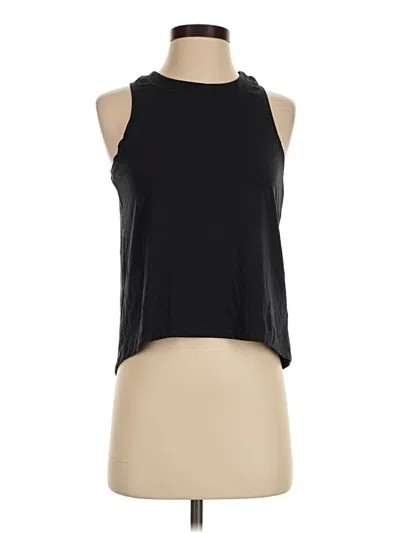 Pre-owned Athleta Sleeveless T-shirt In Black