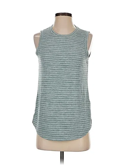 Pre-owned Athleta Sleeveless T-shirt In Blue