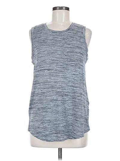 Pre-owned Athleta Sleeveless T-shirt In Blue