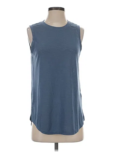 Pre-owned Athleta Sleeveless T-shirt In Blue