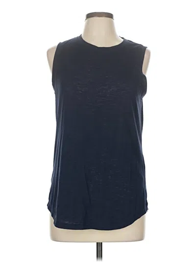Pre-owned Athleta Sleeveless T-shirt In Blue