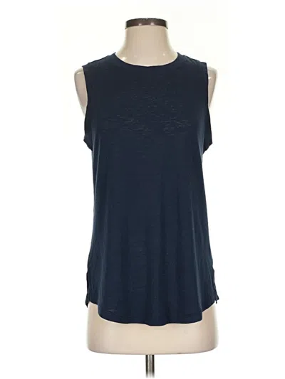 Pre-owned Athleta Sleeveless T-shirt In Blue