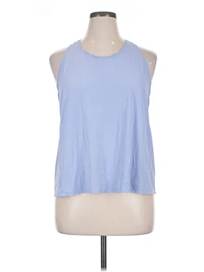 Pre-owned Athleta Sleeveless T-shirt In Blue